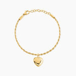 Bracelet Niouma Acier Jaune - Bracelets cha&icirc;nes Femme | Marc Orian