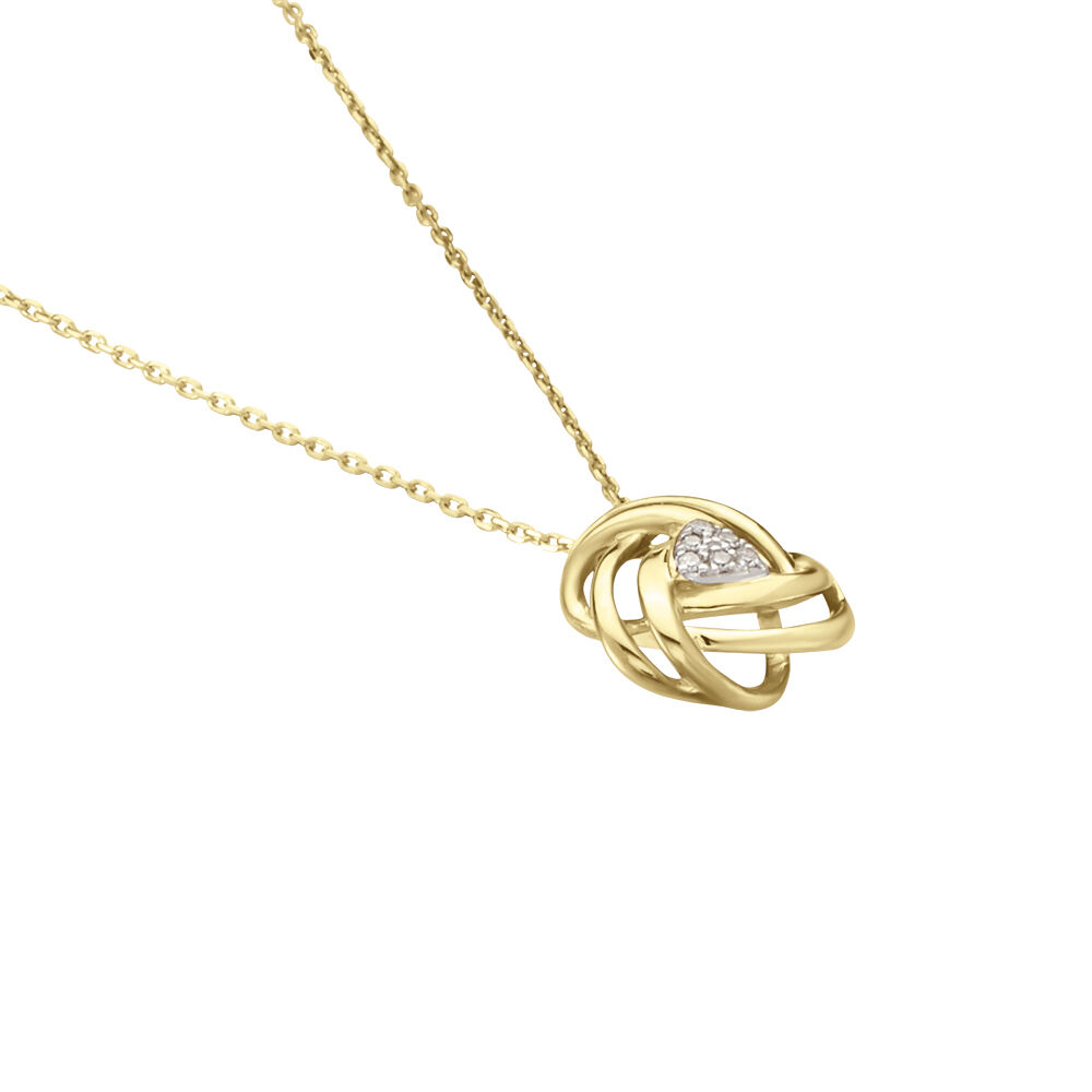 Collier Or Jaune Abidemi Diamants - Colliers avec pierres Femme | Marc Orian