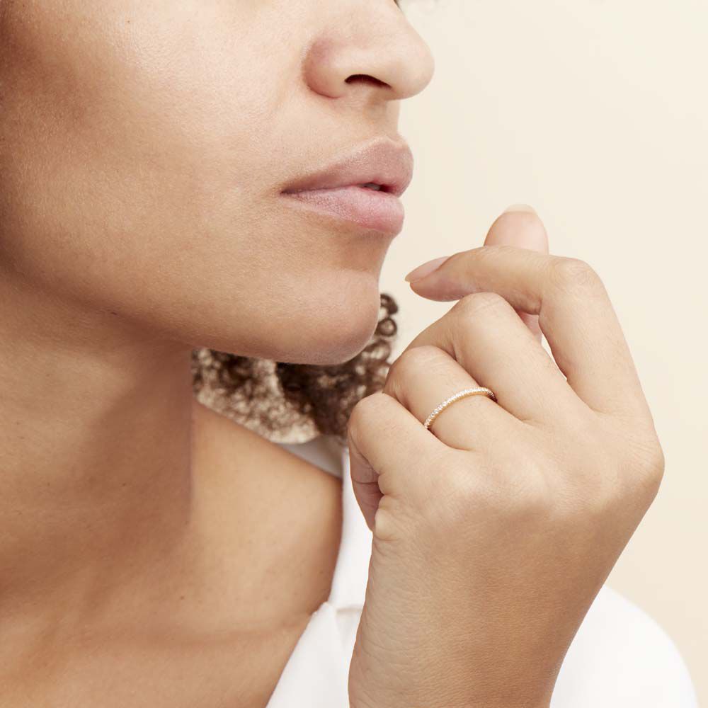 Alliance Julietta Or Jaune Oxyde De Zirconium -  Femme | Marc Orian
