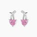 Boucles D'oreilles Puces Argent Blanc Avalon Oxyde De Zirconium - Puces Femme | Marc Orian