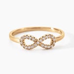 Bague Merane Plaqu&eacute; Or Jaune Oxyde De Zirconium - Bijoux fantaisie Femme | Marc Orian