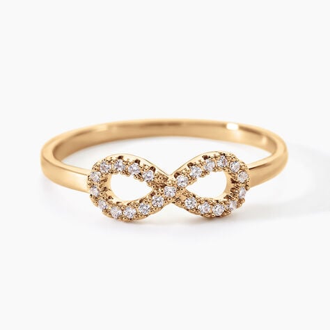 Bague Merane Plaqu&eacute; Or Jaune Oxyde De Zirconium - Bijoux fantaisie Femme | Marc Orian