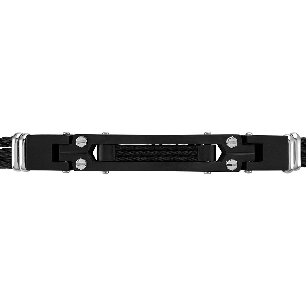 Bracelet Black Acier Blanc - Bracelets Homme | Marc Orian