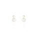 Boucles D'oreilles Puces Eolande Or Jaune Perle De Culture - Puces Femme | Marc Orian