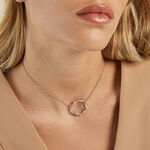 Collier Eugenie Argent Rose Oxyde De Zirconium - Colliers ras du cou Femme | Marc Orian