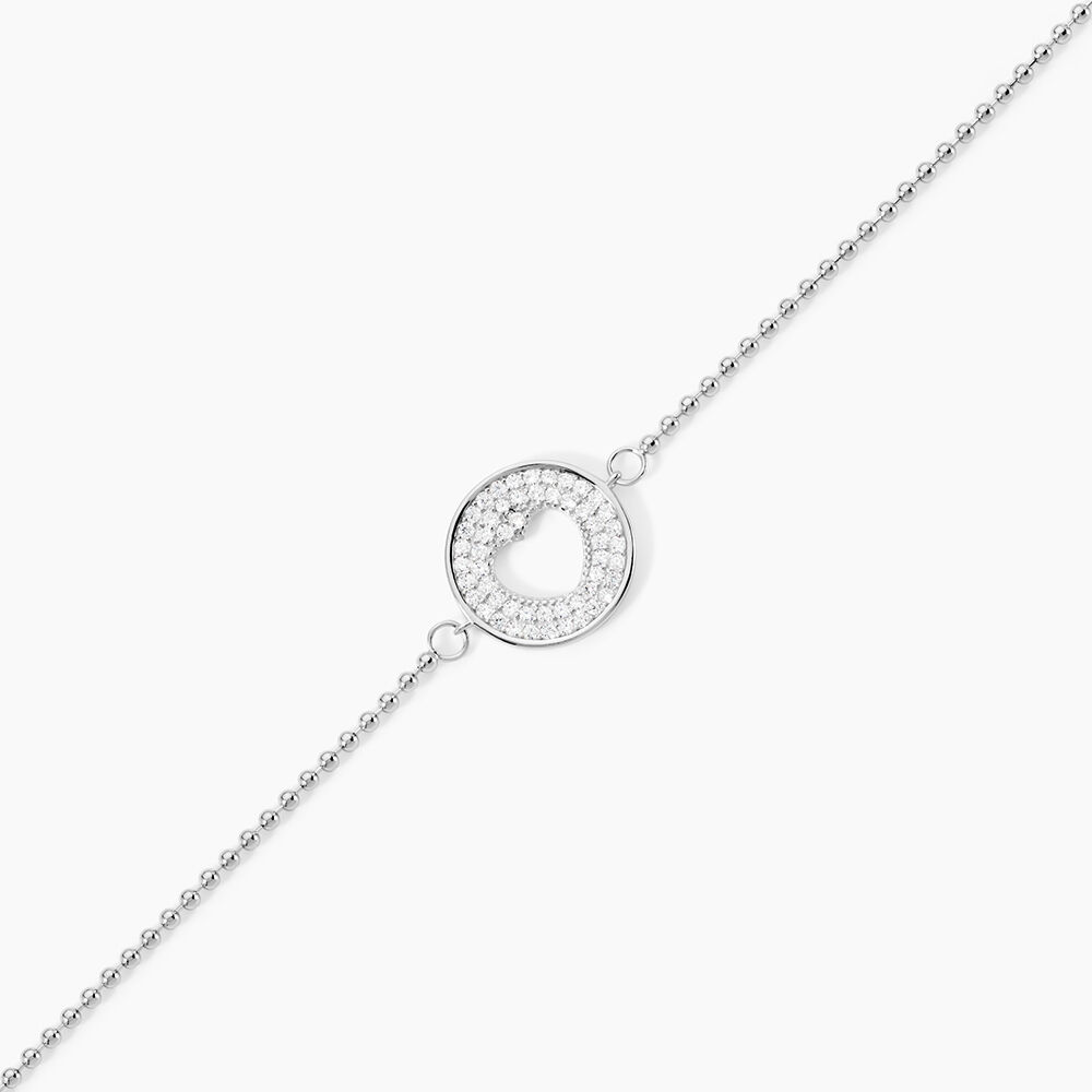 Bracelet Argent Cantien Oxyde - Bracelets Medailles Femme | Marc Orian