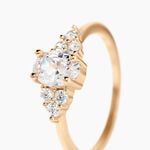 Bague Inara Plaqu&eacute; Or Dor&eacute; Oxyde De Zirconium - Bijoux fantaisie Femme | Marc Orian