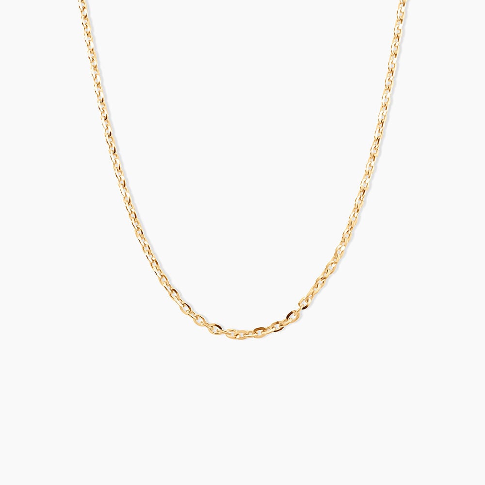 Chaîne Igoa Maille Forçat Diamantee Or Jaune - Chaines Femme | Marc Orian