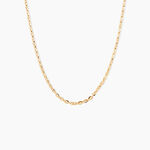 Cha&icirc;ne Igoa Maille For&ccedil;at Diamantee Or Jaune - Chaines Femme | Marc Orian