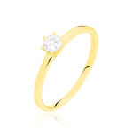 Bague Solitaire Seynabou Or Jaune Diamant - Solitaires Femme | Marc Orian