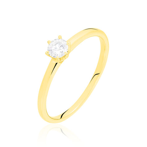 Bague Solitaire Seynabou Or Jaune Diamant - Solitaires Femme | Marc Orian