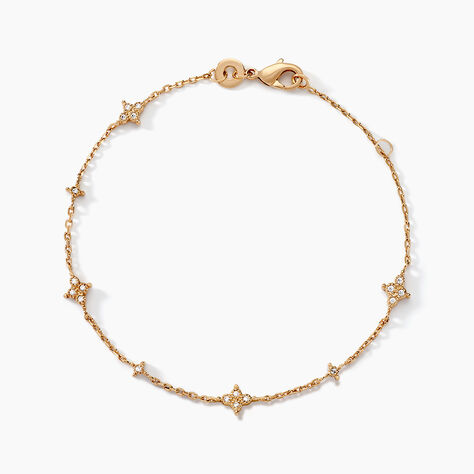 Bracelet Ziha Plaqu&eacute; Or Jaune Oxyde De Zirconium - Bracelets fantaisie Femme | Marc Orian