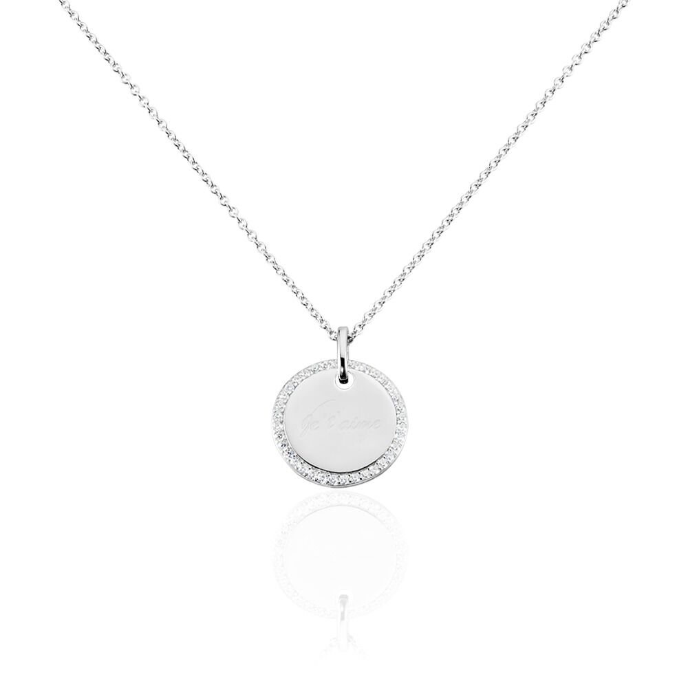 Collier Argent Blanc Amika Oxydes De Zirconium - Colliers avec pierres Femme | Marc Orian