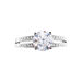 Solitaire Or Blanc Oxyde De Zirconium - Solitaires Femme | Marc Orian