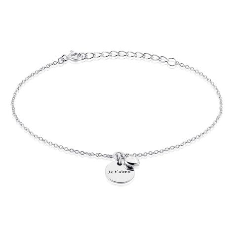 Bracelet Nikoline Argent Blanc Oxyde De Zirconium - Bracelets chaînes Femme | Marc Orian