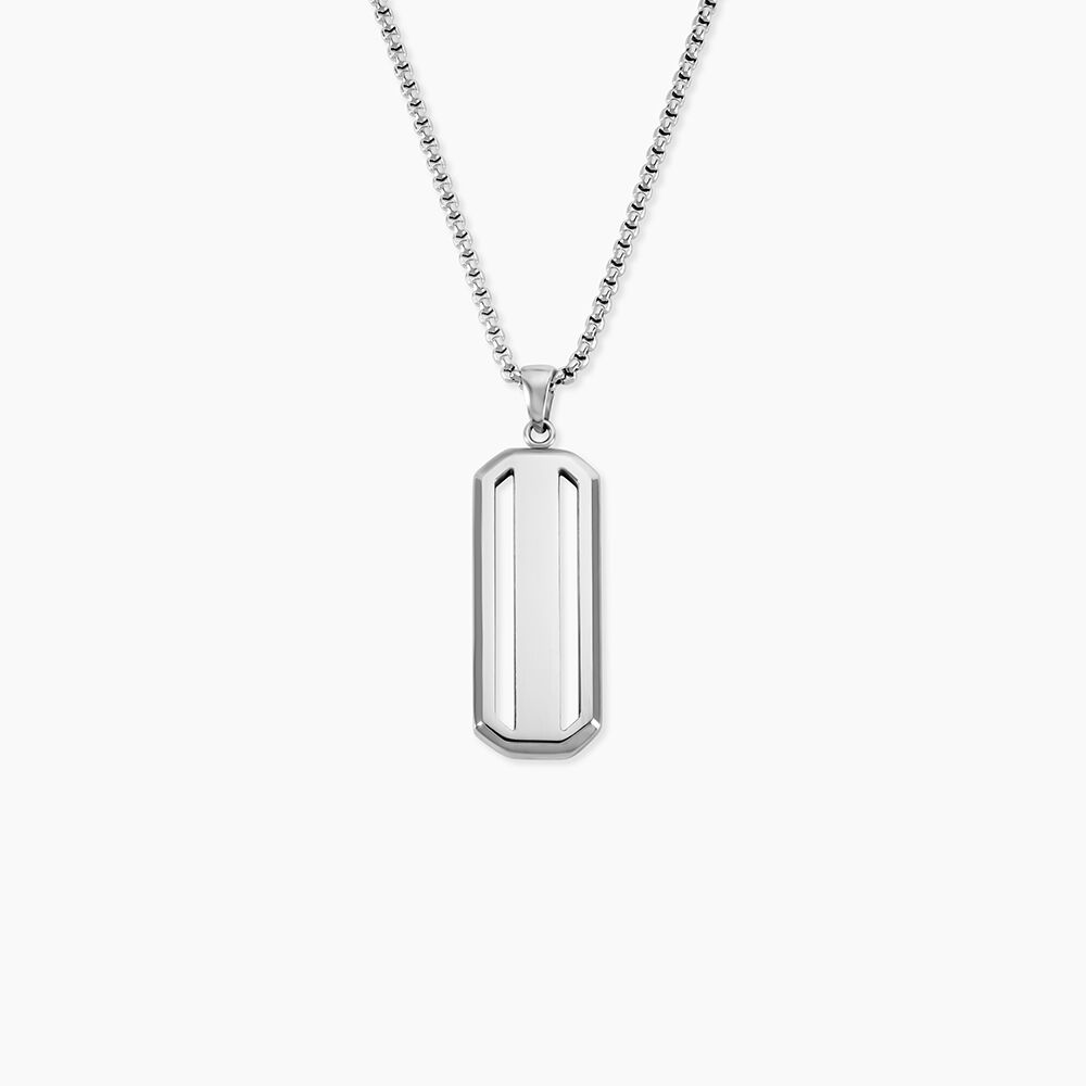 Collier Halden Acier Blanc - Colliers fantaisie Homme | Marc Orian