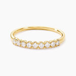 Alliance Hera Or Jaune Diamant - Alliances avec pierres Femme | Marc Orian