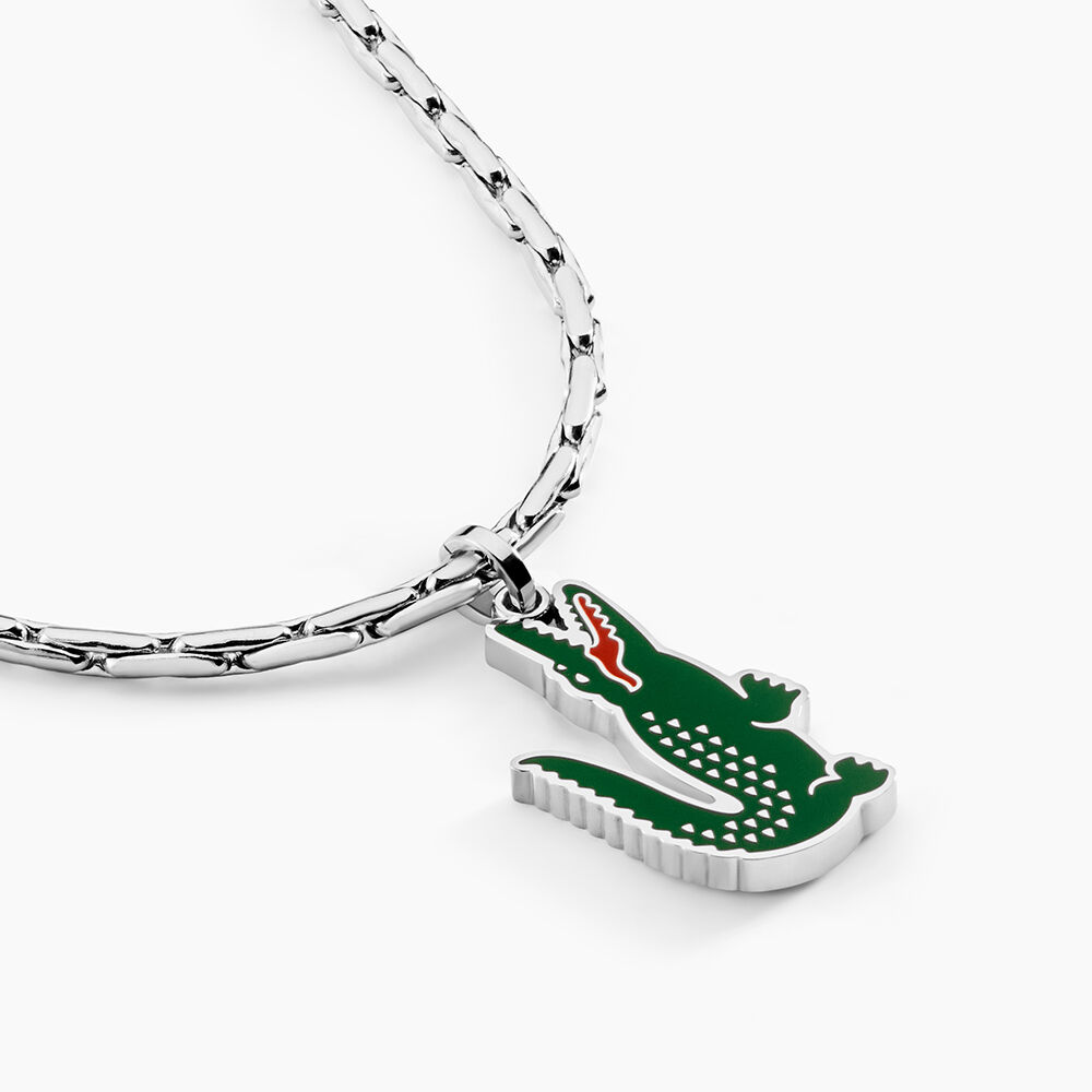 Collier Lacoste Arthor Acier Blanc - Colliers Homme | Marc Orian