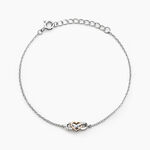 Bracelet Amuri Argent Bicolore Oxyde De Zirconium - Bracelets fantaisie Femme | Marc Orian