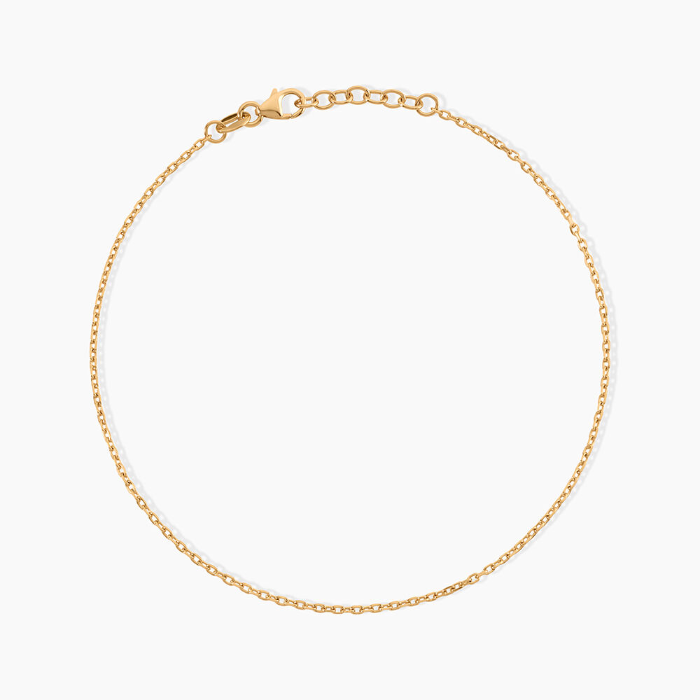 Cha&icirc;ne De Cheville Ermina Plaqu&eacute; Or Jaune - Chaines de cheville Femme | Marc Orian