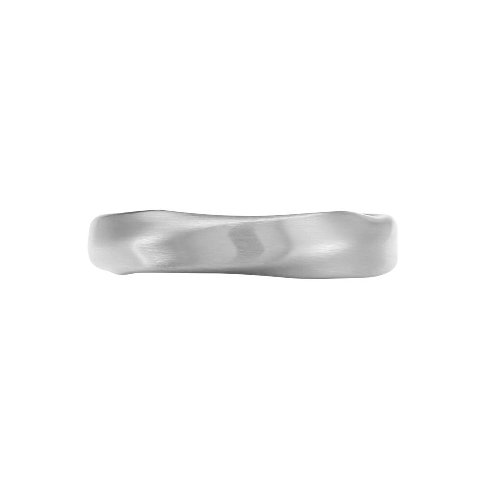 Bague Barclay Acier Blanc - Bagues grosses Homme | Marc Orian