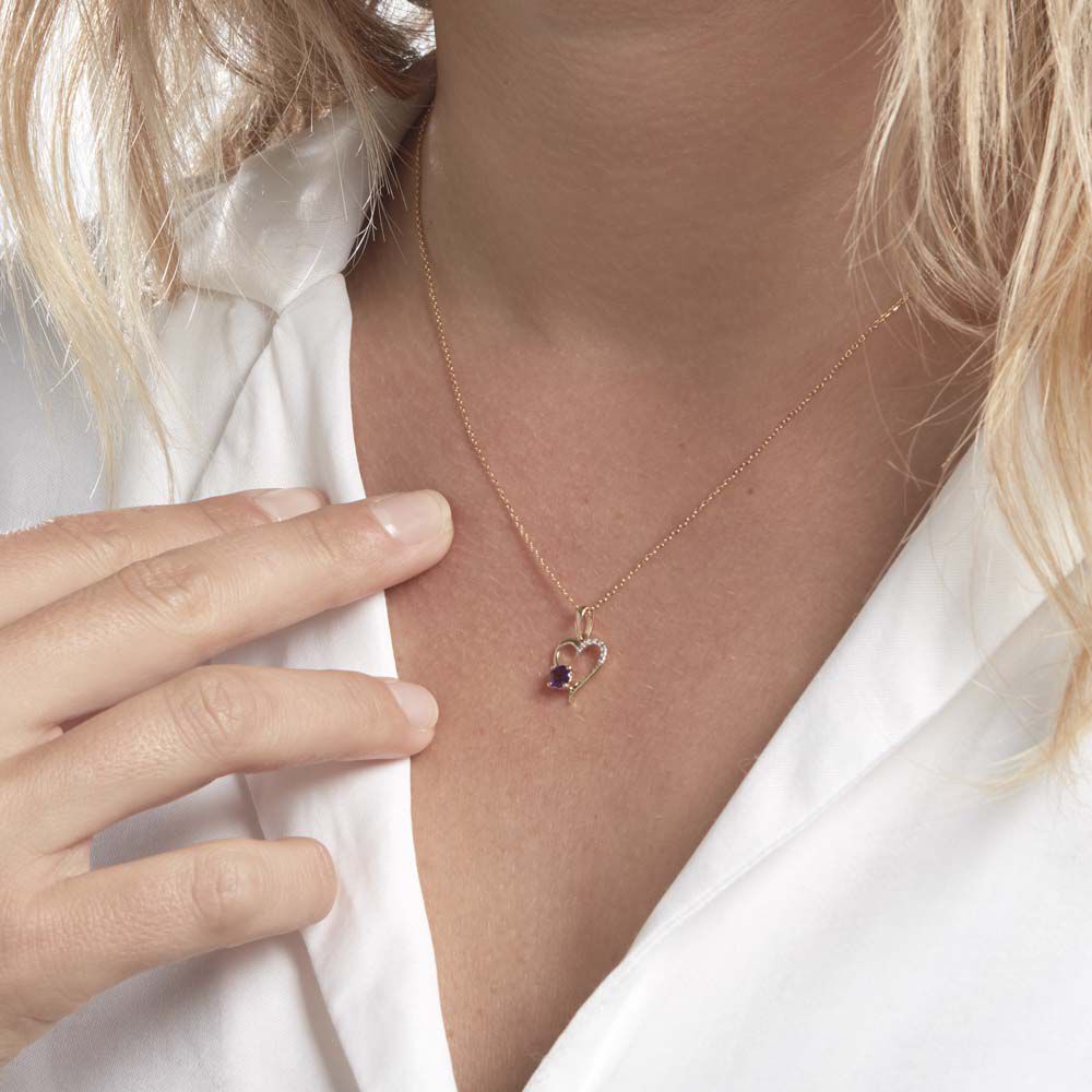 Pendentif Or Jaune Godoleva Améthyste - Pendentifs Femme | Marc Orian