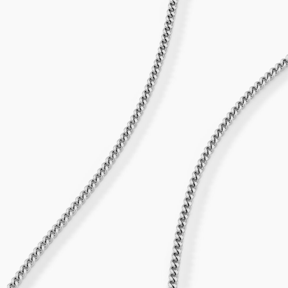 Collier Casper Argent Blanc - Chaines Homme | Marc Orian