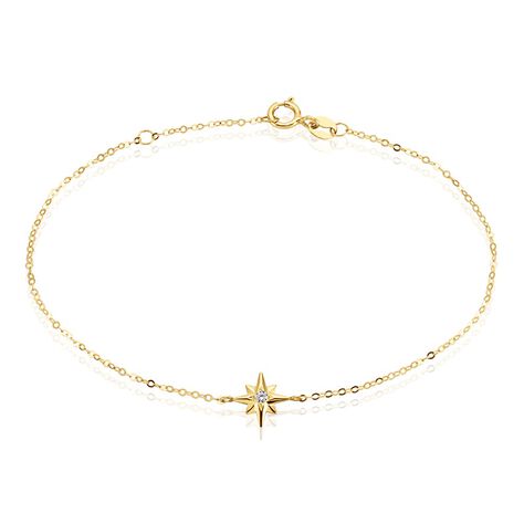 Bracelet Alastar Or Jaune Oxyde De Zirconium - Bracelets cha&icirc;nes Femme | Marc Orian