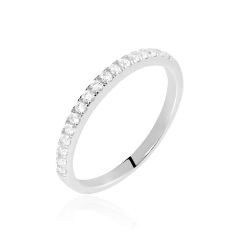 Alliance Florence Argent Blanc Oxyde De Zirconium - Alliances Femme | Marc Orian