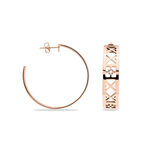 Cr&eacute;oles Airelle Acier Rose - Cr&eacute;oles Femme | Marc Orian