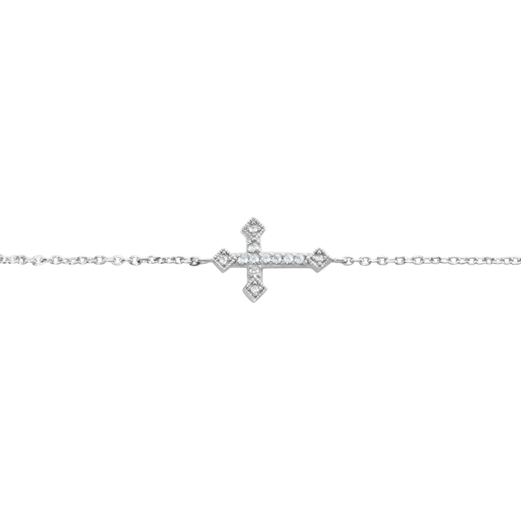 Bracelet Angel Argent Blanc Oxyde De Zirconium - Bracelets chaînes Femme | Marc Orian