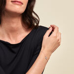 Bracelet Ysalis Argent Blanc - Bracelets fantaisie Femme | Marc Orian