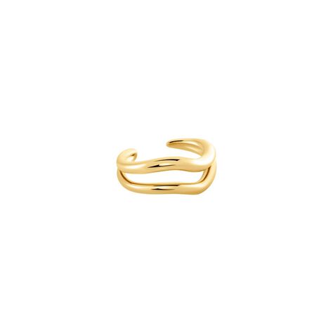 Bague D'oreille Unitaire Lauri Acier Doré - Piercings d'oreilles Femme | Marc Orian