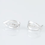 Boucles D'oreilles Puces Aelis Or Blanc Diamant - Puces Femme | Marc Orian