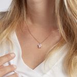 Collier Argent Rose Siriana Oxyde De Zirconium - Colliers avec pierres Femme | Marc Orian