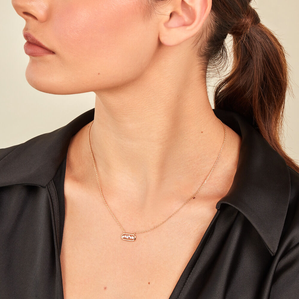 Collier Infinitude Plaqué Or Doré Oxyde De Zirconium - Colliers avec pierres Femme | Marc Orian