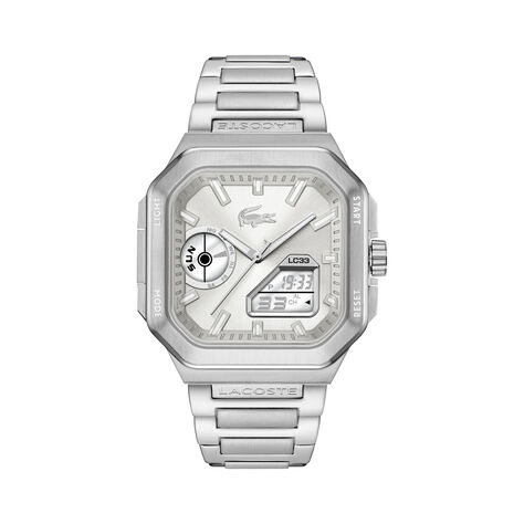 Montre Lacoste Lc33 Square Argent&eacute; - Montres &eacute;tanches Homme | Marc Orian