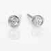 Boucles D'oreilles Puces Ofelia Or Blanc Diamant - Boucles d'oreilles mariage Femme | Marc Orian