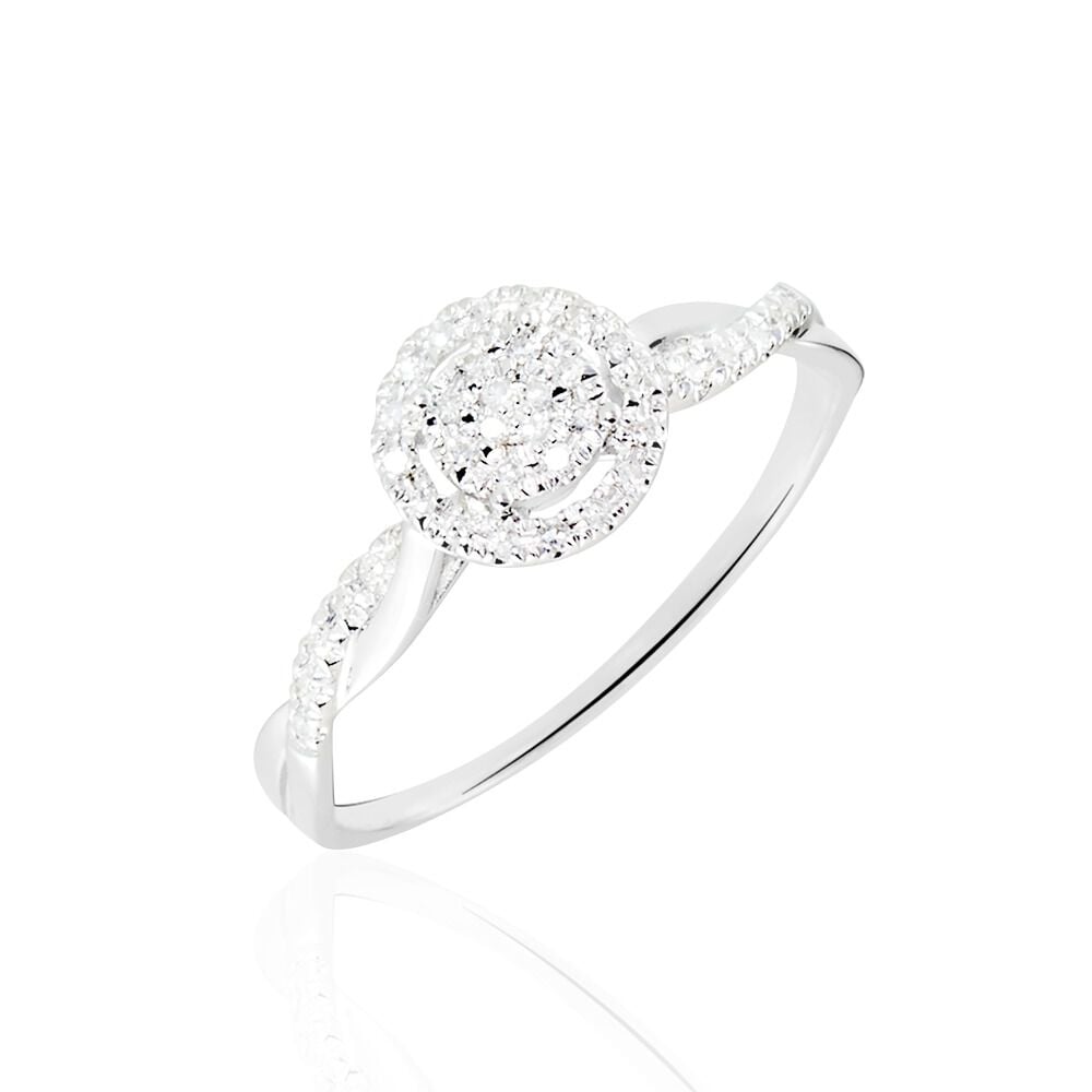 Bague Or Blanc Vesunna Diamants - Parures de mariage Femme | Marc Orian