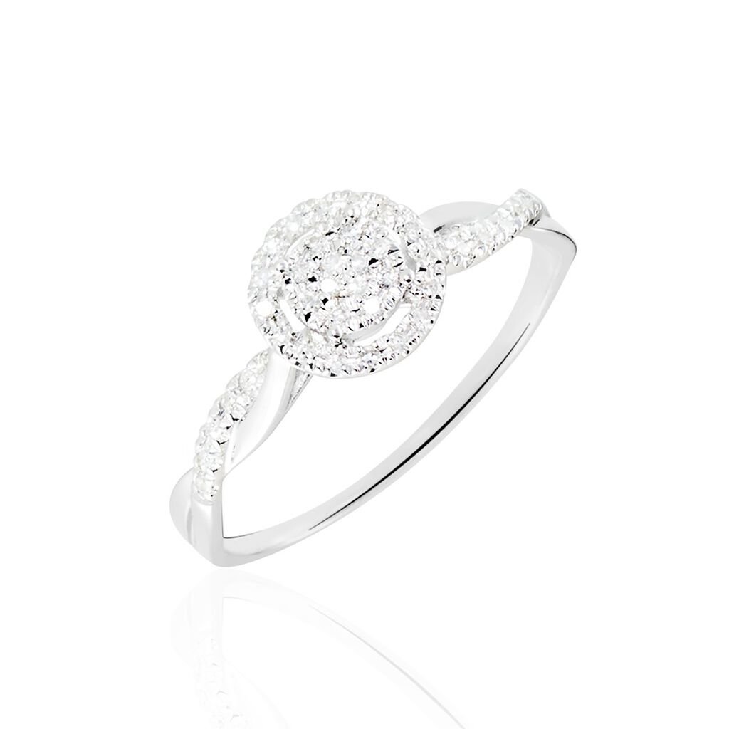 Bague Or Blanc Vesunna Diamants - Parures de mariage Femme | Marc Orian