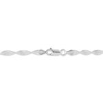 Bracelet Ciana Torsade Diamante Argent Blanc - Bracelets fantaisie Femme | Marc Orian