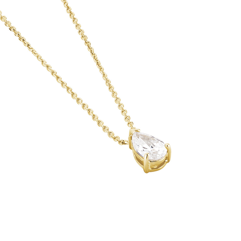 Collier Naellya Plaqué Or Jaune Oxyde De Zirconium - Colliers avec pierres Femme | Marc Orian