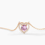 Collier Suzon Argent Rose Oxyde De Zirconium - Colliers avec pierres Femme | Marc Orian