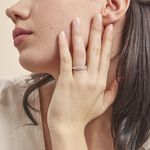 Alliance Hera Or Blanc Diamant - Alliances avec pierres Femme | Marc Orian