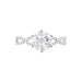 Bague Solitaire Alassane Or Blanc Oxyde De Zirconium - Solitaires Femme | Marc Orian