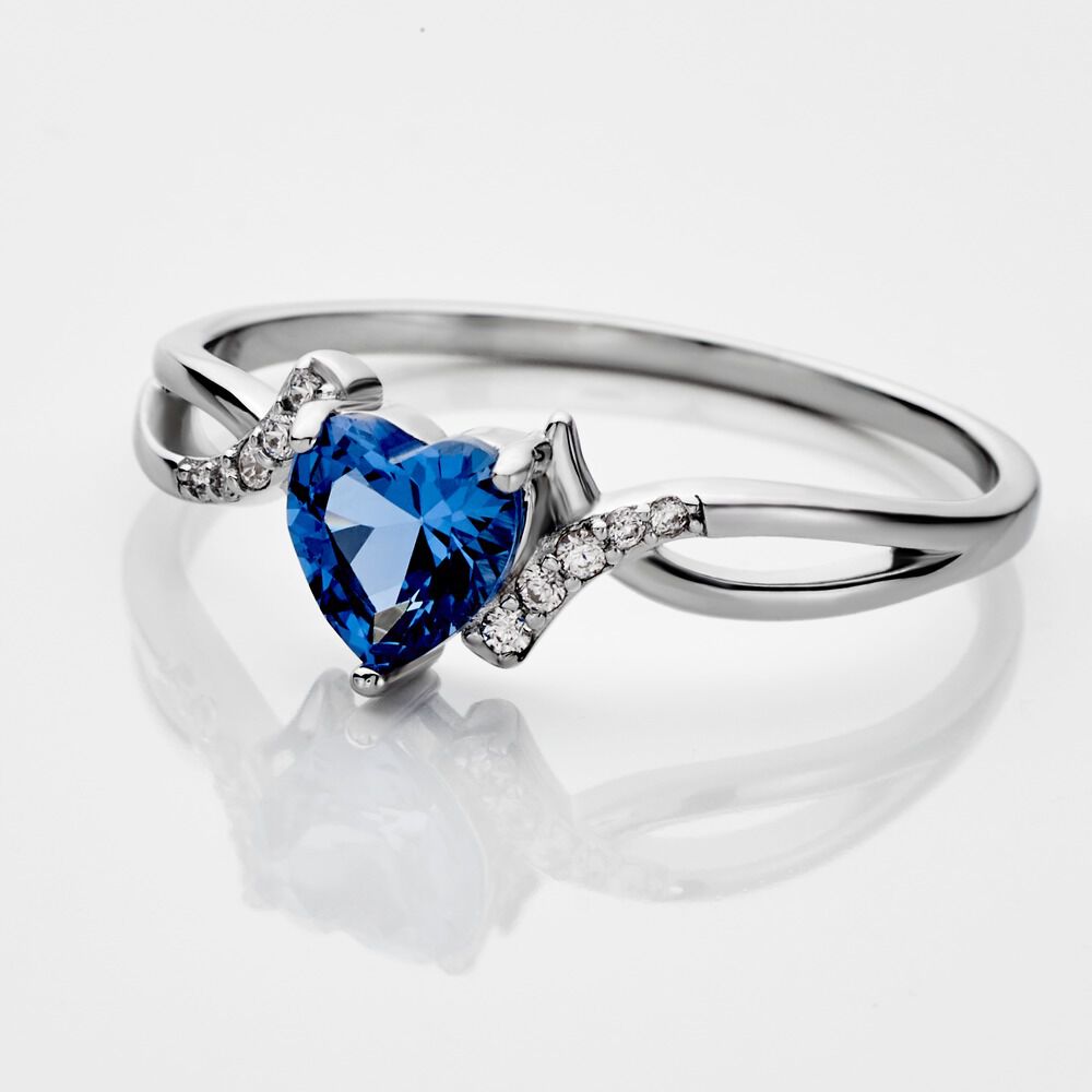 Bague Argent Blanc Avalon Oxyde De Zirconium - Solitaires Femme | Marc Orian