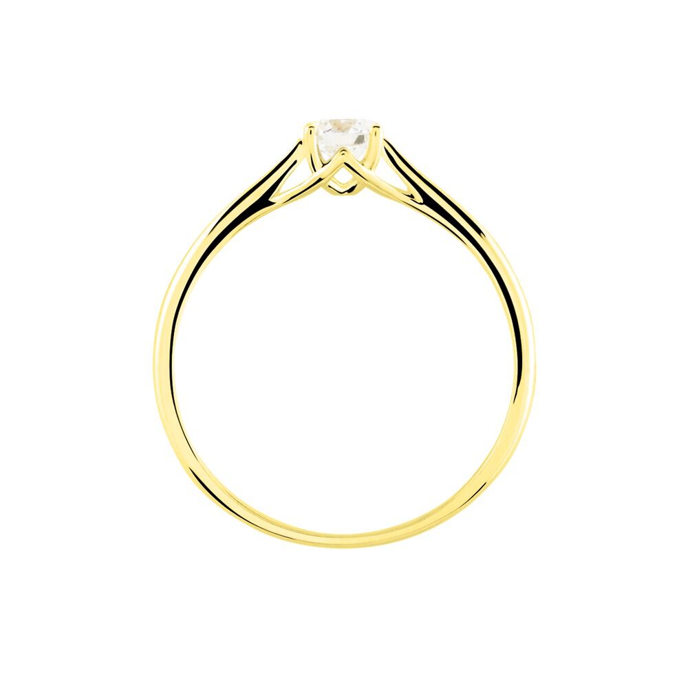 Bague Solitaire Solenia Or Jaune Diamant - Solitaires Femme | Marc Orian
