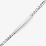 Bracelet Identit&eacute; Zak Argent Blanc - Gourmettes Homme | Marc Orian