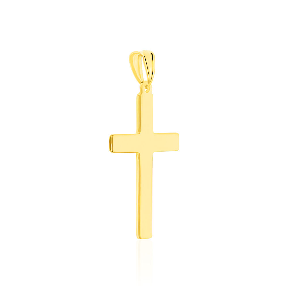 Pendentif Benny Croix Ciselee Or Bicolore - Pendentifs Femme | Marc Orian