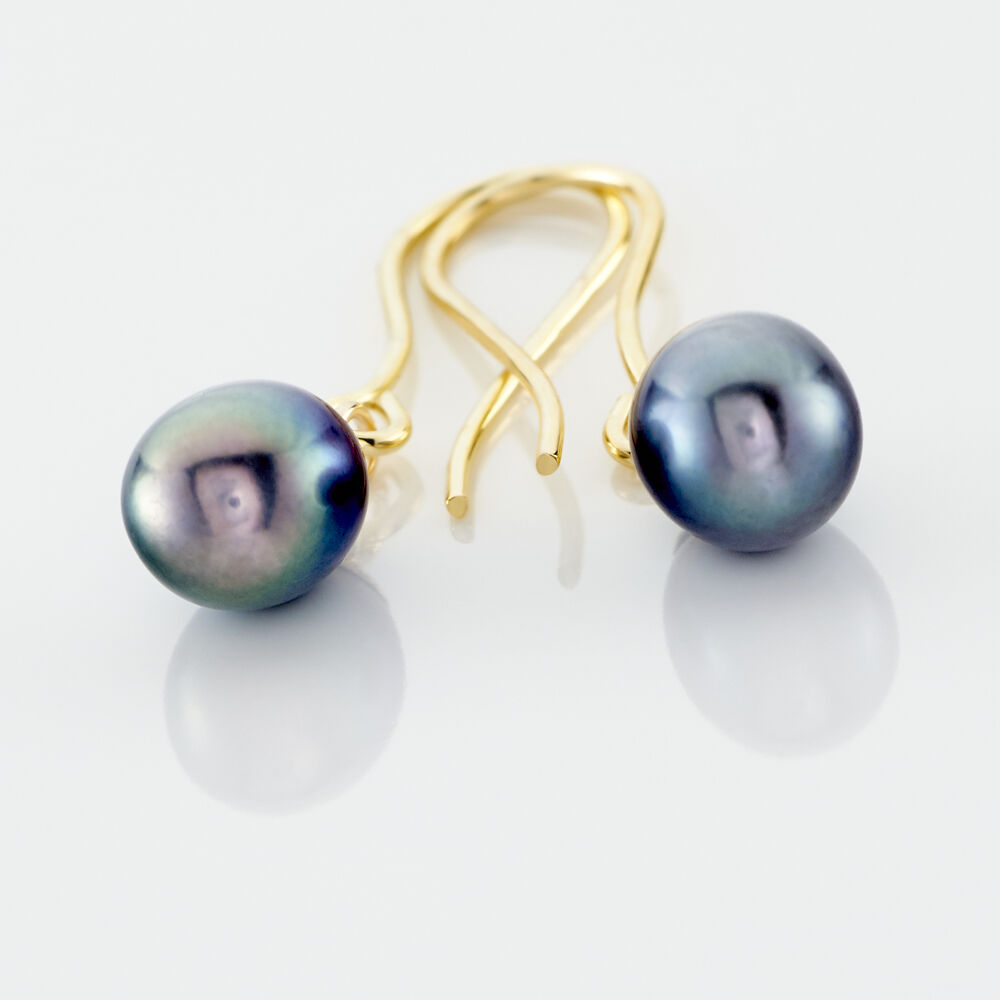 Boucles D'oreilles Pendantes Severiane Or Jaune Perle De Culture - Pendantes Femme | Marc Orian